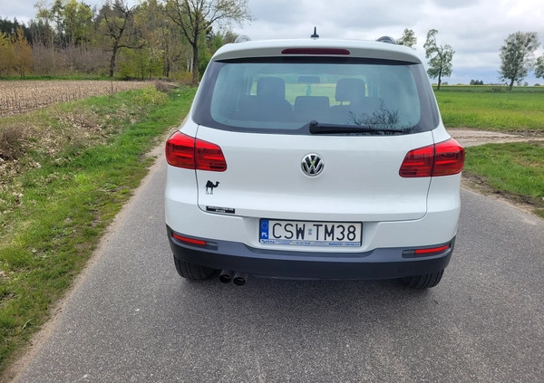 Volkswagen Tiguan cena 49600 przebieg: 195000, rok produkcji 2014 z Świecie małe 466